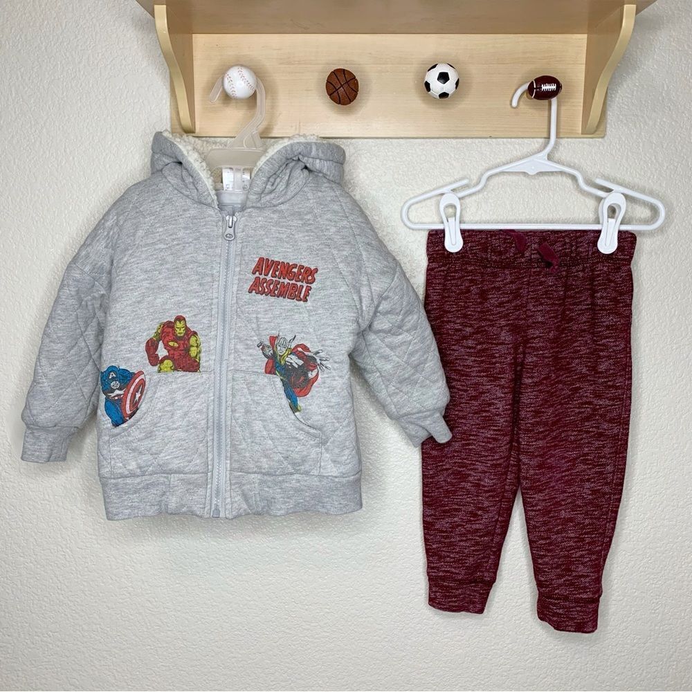 BUNDLE (2) Toddler Boy Size 2T Winter Jacket & Pants